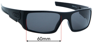 Sunglass Fix Replacement Lenses for Oakley Crankshaft OO9239 - 60mm Wide