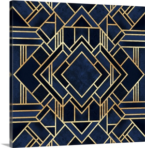 Art Deco Blue