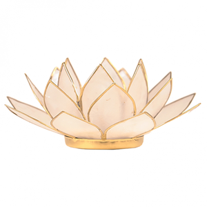 Lotus Flower Tea Light Holder (Various Colours Available)