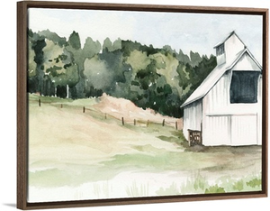 Watercolor Barn III