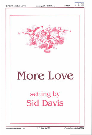 More Love - SATB - Choir Sheet Music