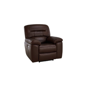 Hastings Electric Recliner Armchair in Two Tone Brown Leather
