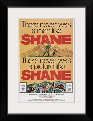 Shane, 1953, Poster