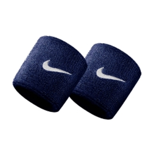 Nike Swoosh Small Wristbands - Obsidian/White