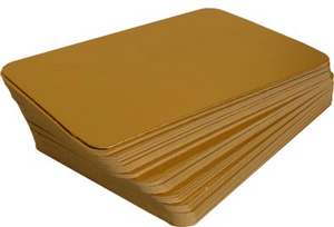 170 x 240 Gold Silver Board 600GSM (100)