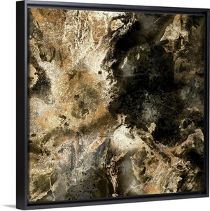 Gold Marbled Abstract III
