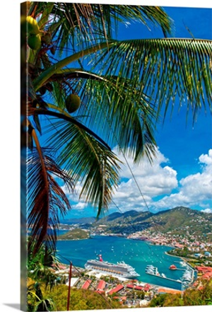 U.S. Virgin Islands, St. Thomas, View from Paradise Point