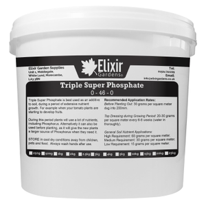 Triple Super Phosphate Fertiliser (0-46-0) - Re-Sealable Tub, 25kg