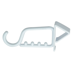Over The Door Ironing Hook - Hanger Holder - White - 140mm - Decohooks
