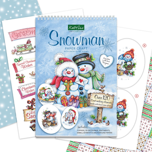 Snowman Paper Craft Pad (Not Die Cut)