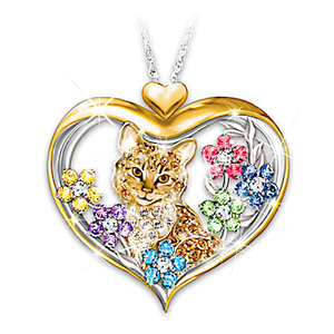 The Purr-fect Garden Pendant Necklace