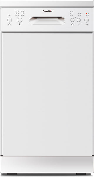 P POINT 45CM 10 PLACE SLIMLINE WHITE DISHWASHER