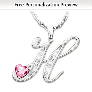 Birthstone Granddaughter Of Mine Personalized Necklace