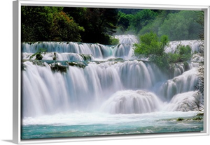 Croatia, Dalmatia, Krka National Park, waterfalls