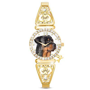 Forever Faithful Women's Watch Rottweiler