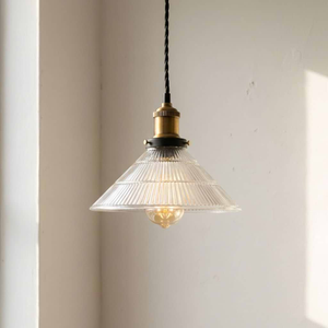 Romilly Tapered Etched Glass French Style Pendant Light - Soho Lighting