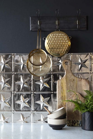 Five Point Star Tin Tile