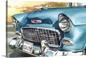 55 Chevy with border
