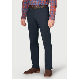 Tailored Fit Brunswick Navy Stretch Cotton Chinos Jean