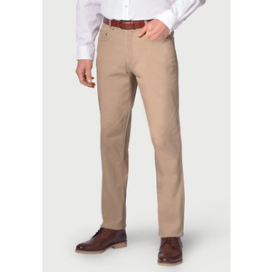 Tailored Fit Brunswick Sand Stretch Cotton Chinos Jean