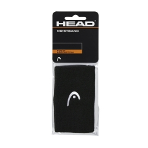 HEAD Logo 5in Big Wristbands - Black