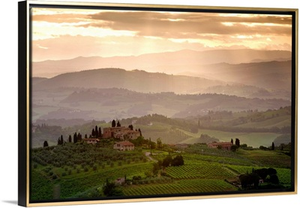 Landscape, San Gimignano, Tuscany, Italy