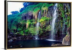Hawaii, Maui, Hana, Blue Pool Falls