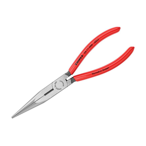 Knipex KPX2611200 Long Snipe Nose Side Cutting Pliers PVC Grips 200mm (8in)