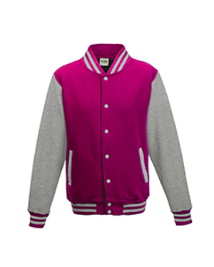 Just Hoods By AWDis JHA043 Men's 80/20 Heavyweight Letterman Jacket