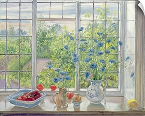 Cornflowers and Kitchen Garden