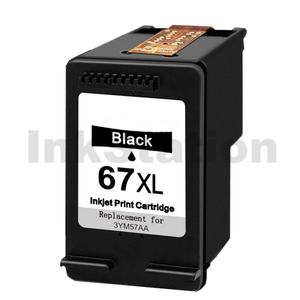 HP 67XL Compatible Black High Yield Inkjet Cartridge 3YM57AA - 240 Pages