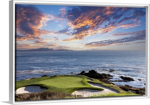 A View Of Pebble Beach Golf Course, Hole 7, Monterey, California