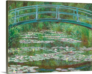 The Japanese Footbridge, by Claude Monet, 1899