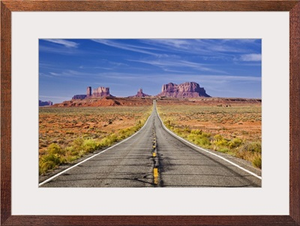 Empty Road, Highway 163, Monument Valley, Utah
