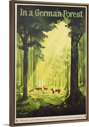 In a German Forest', poster advertising tourism in Germany, c.1935