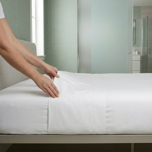 130TC Institutional Cotton Rich Flat sheets - Best Quality