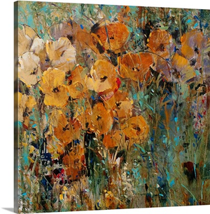 Amber Poppy Field II