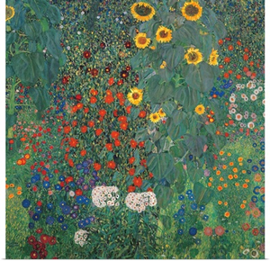 Garden with Sunflowers