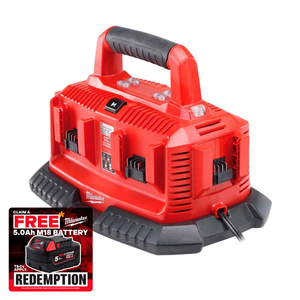 Milwaukee M1418 C6 M14-M18 240V Multibay Charger