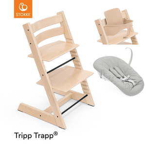 Stokke® Tripp Trapp® Newborn Bundle + Baby Set - Natural