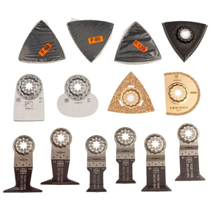 Fein 35222967060 Starlock Plus Best For Renovation 26 Piece MultiTool Accessory Set