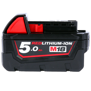 Milwaukee Battery M18B5 5Ah 18V Fuel Red Lithium-Ion