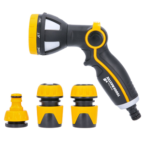 TOUGH MASTER Multi Spray Gun Starter Set 8 function spray gun starter set connector & adaptors