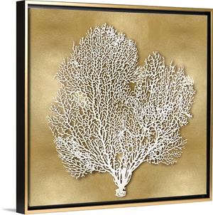 Sea Fan on Gold II