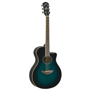 Yamaha APX600 Thin-Line Acoustic Guitar w/ Cutaway & Pickup (Oriental Blue Burst)