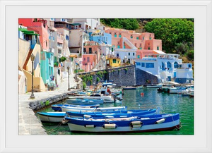 Italy, Gulf Of Naples, Procida Island - Village Corricella