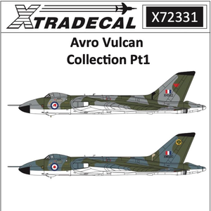 Xtradecal X72331 1:72 Re-printed!! Avro Vulcan Collection Pt.1
