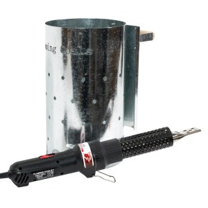 Charcoal Fire Starter Wand and Chimney Pack - Flaming Coals