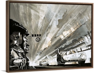 The 24 hour Le Mans race