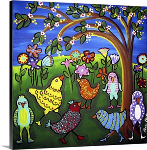 Fun Funky Birds and Blossoms